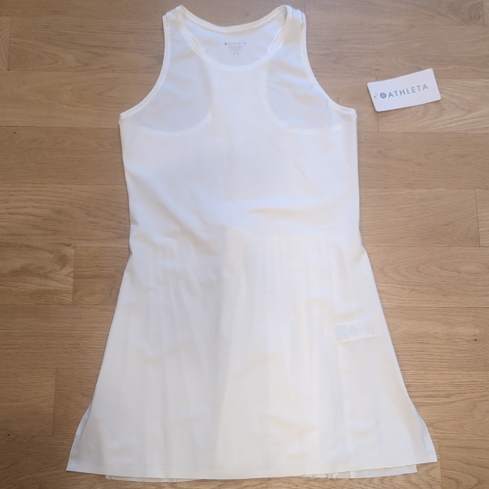 Athleta Ivory Sleeveless Dress